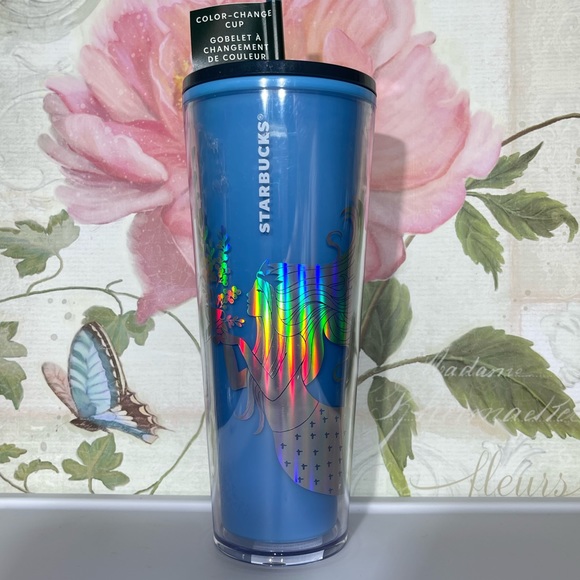 Starbucks Blue Mermaid Color Changing Tumbler - Picture 1 of 3